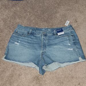 NWT Old Navy High Rise OG Straight 3" inseam Plus Size 22 Denim Shorts